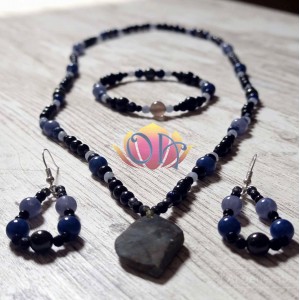 CONJUNTO BOHO HOLISTIC - AZUL PROFUNDO CONJUNTO BOHO HOLISTIC - AZUL PROFUNDO